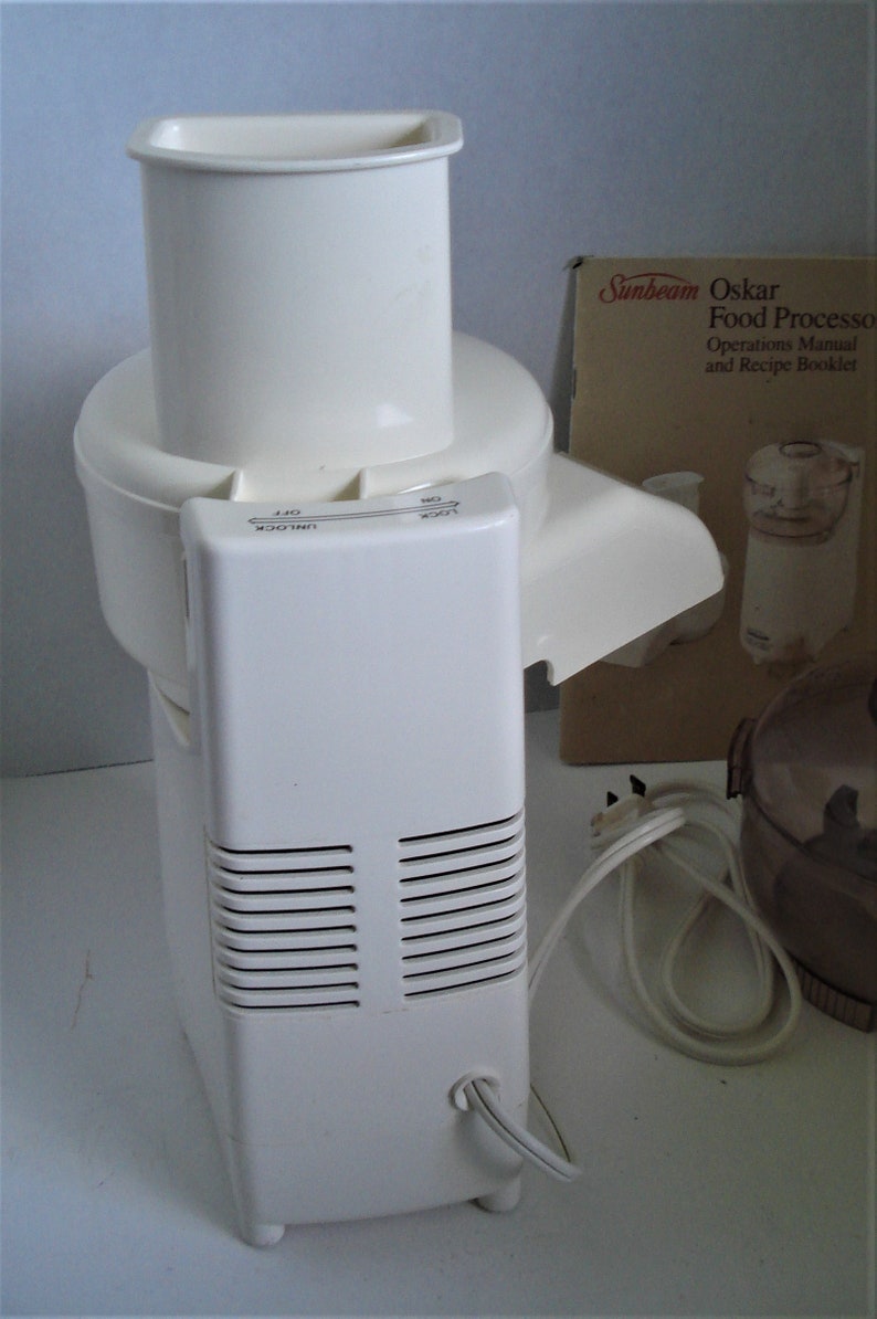 SUNBEAM OSKAR Food Processor Modèle 14081 Ensemble complet Etsy