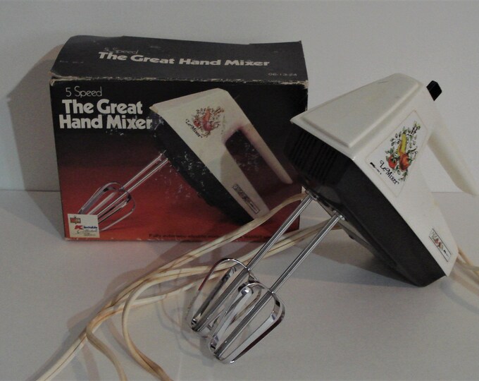 Vintage KMART LE MIXER 5 Speed Electric Hand Mixer Replacement Parts