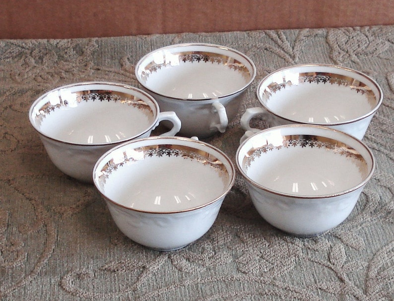 Vintage V A Porcelain Portugal 5 Coffee Espresso Cups. Etsy
