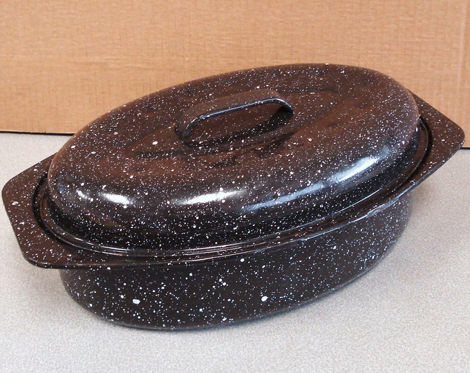 Enamelware Roasting Pan. Etsy