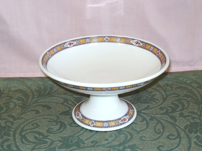 LIMOGES W G And Co France Pedestal Bowl Compote. Etsy España