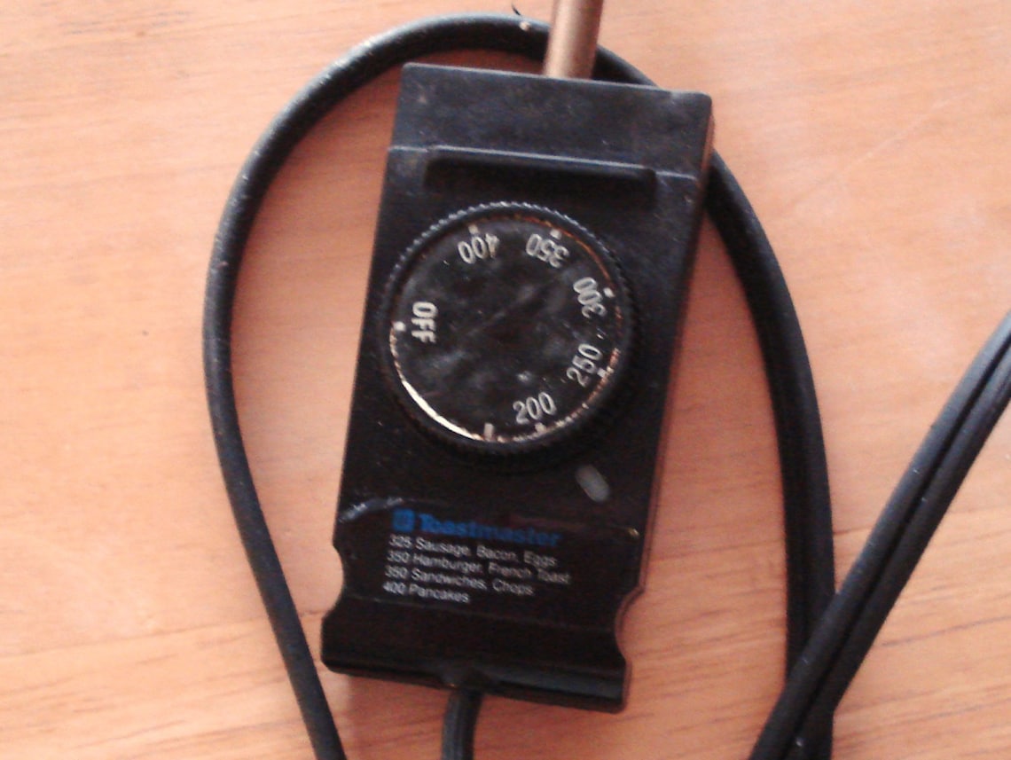 Vintage TOASTMASTER Electric Skillet Frying Pan Power Cord Etsy