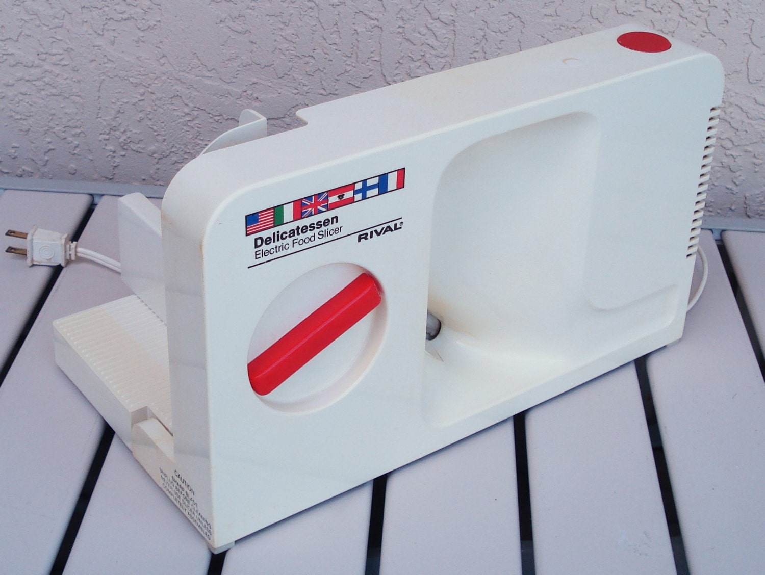 Vintage RIVAL Electric Deli Food Slicer Model 1040. Etsy