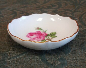 Antique MEISSEN Candle Saucer In The Original Gift Box.