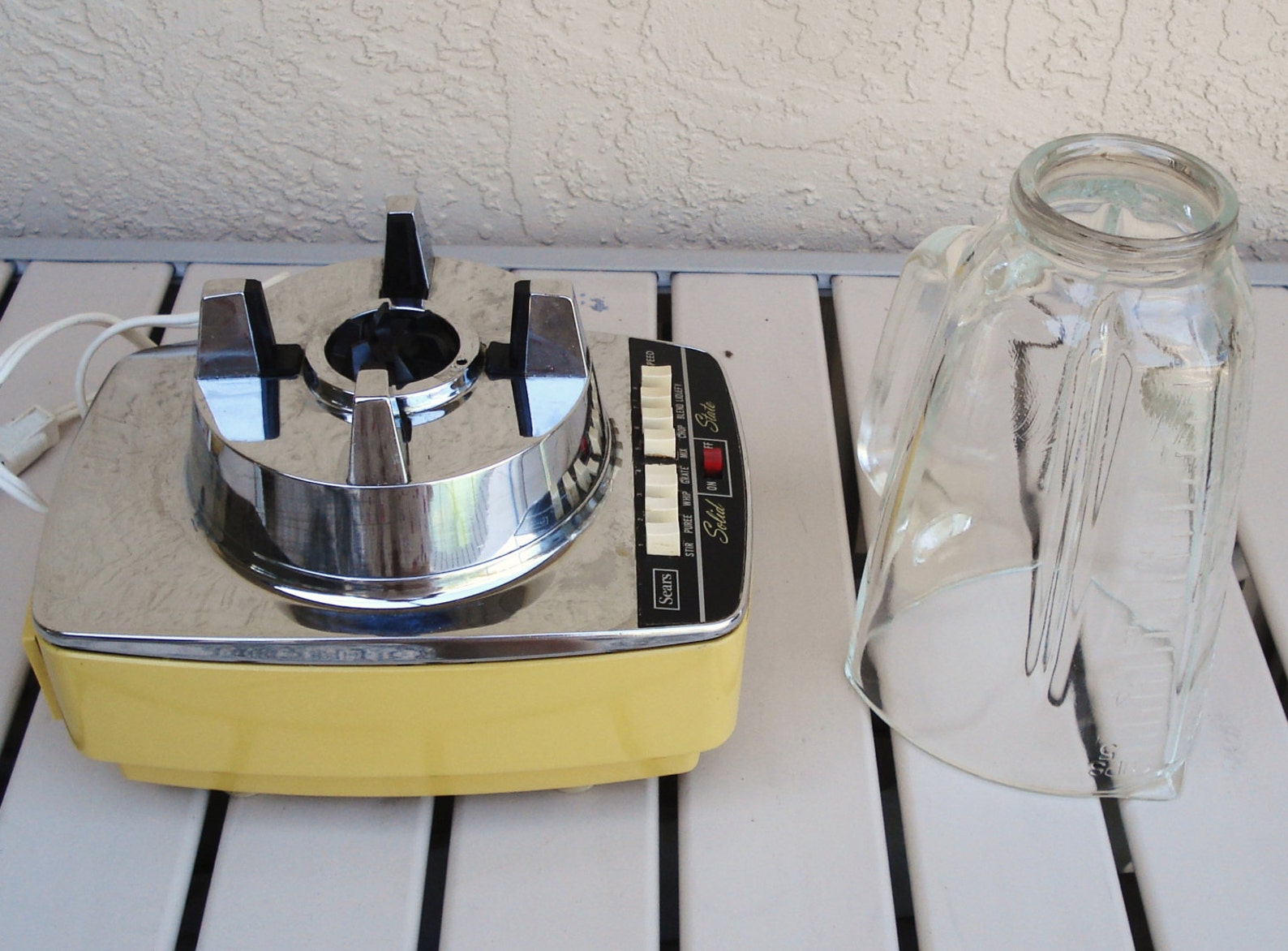 SEARS SOLID STATE Model 400.82260 Blender Motor Glass 5 Cups Jar
