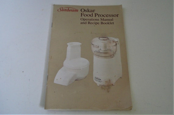 Vintage Sunbeam Oskar Food Processor #14081 w/ All Original