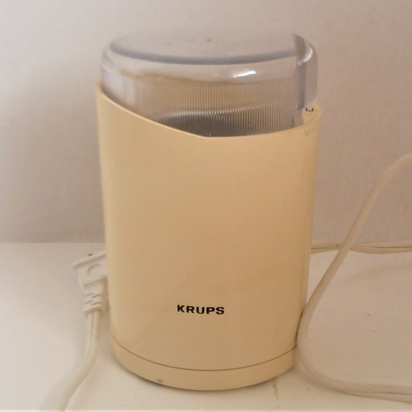 KRUPS Electric Coffee Grinder Model 208-B.