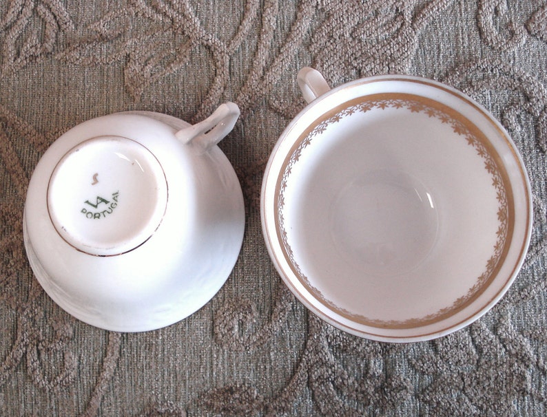 Vintage V A Porcelain Portugal 5 Coffee Espresso Cups. Etsy
