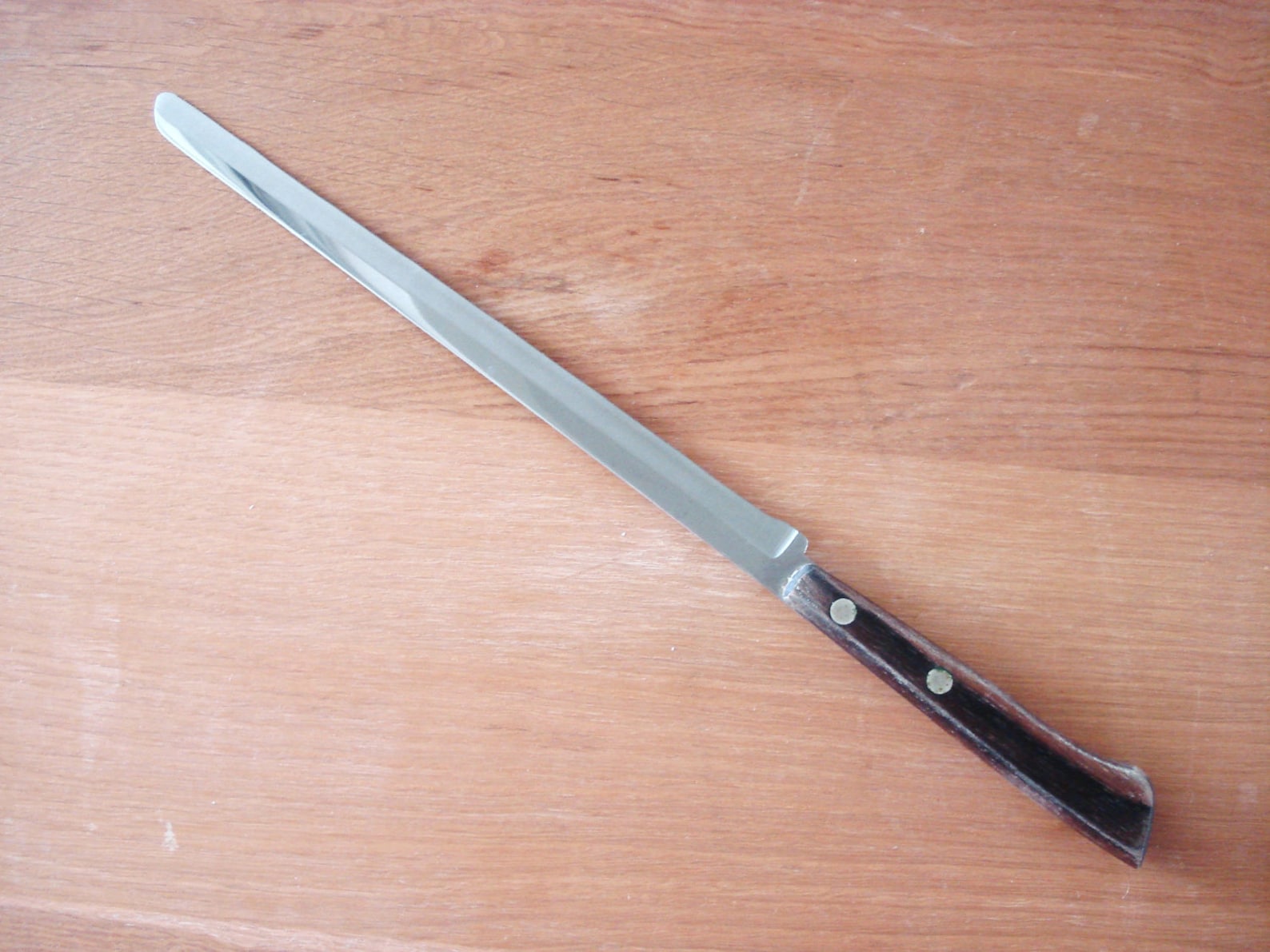 EKCO FLINT VANADIUM Arrowhead Stainless Steel Knife With Wood Etsy