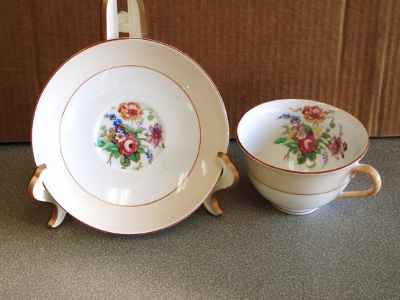 Vintage Colclough China Tea Cup And Saucer England Etsy
