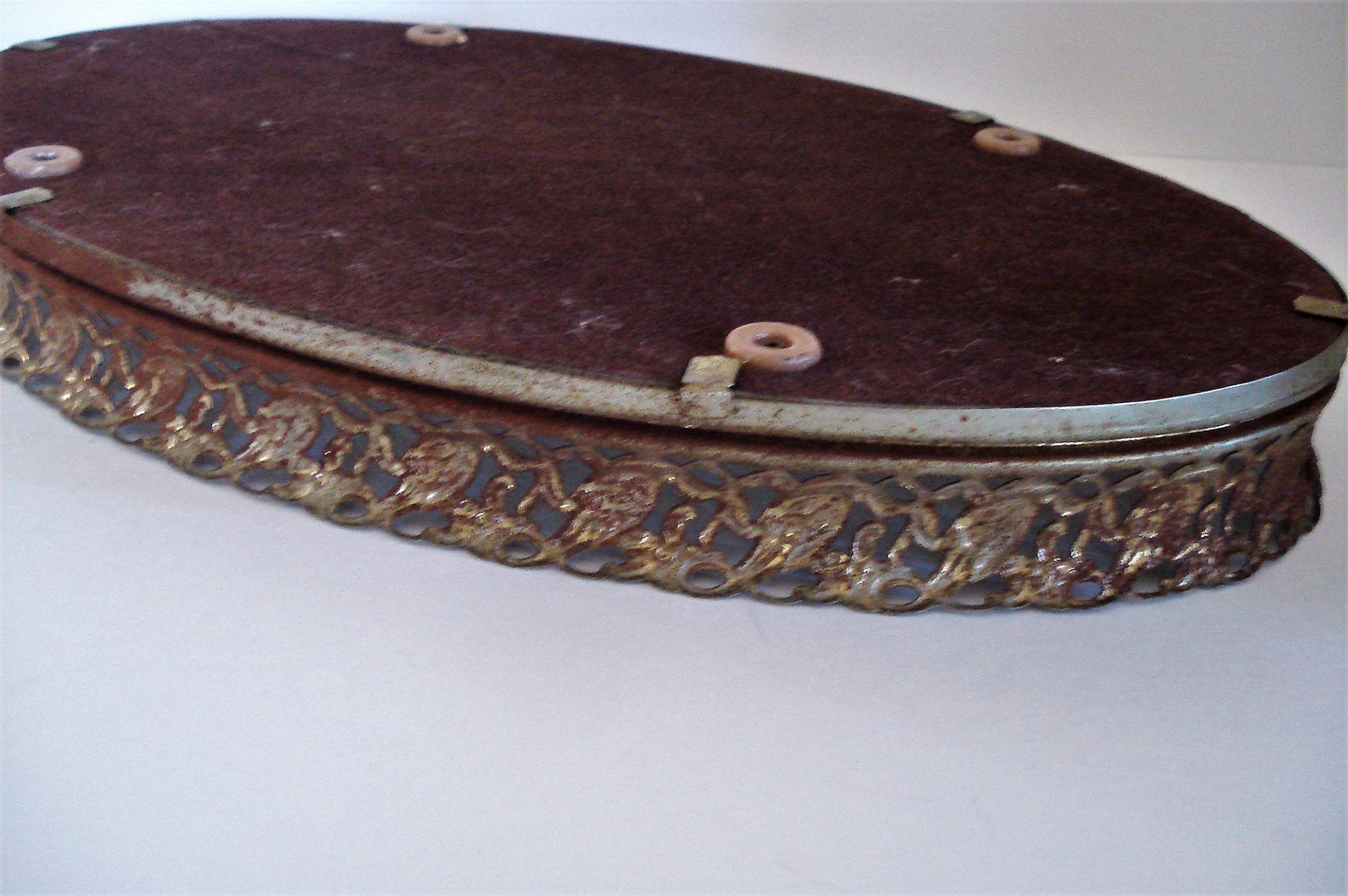 Vintage Mirror Dresser Tray. Etsy