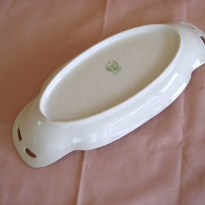 Vintage R And S Germany Porcelain Hand Painted Serving Dish. image 4