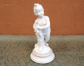 Vintage White Bisque Figurine by ANDREA by SADEK Japan.
