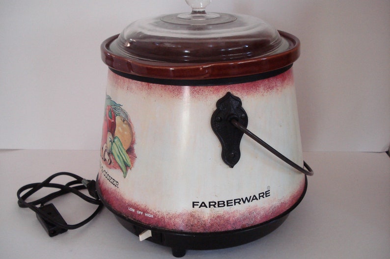 FARBERWARE Large Electric Crock Pot Slow Cooker Model 266. Etsy