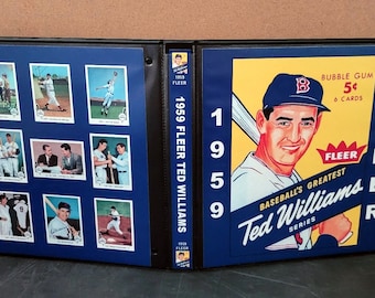rajasthan 4th grade admit card 3D Baseball Card Binder with Vintage Design