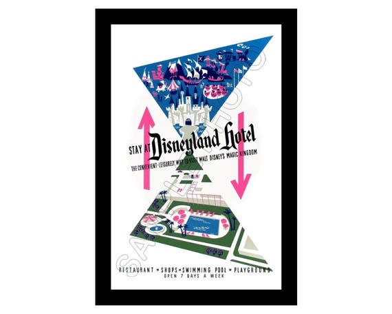 Buy Any 2 Get 1 Free Disneyland Hotel Poster Disney