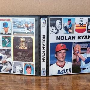 Rangers Baseball Card Binder - Etsy Rangers Baseball Card Binder - Etsy