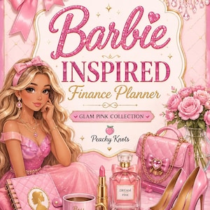 Pink Glam Finance Planner Printable | Home Bills & Savings Challenges | Budget Binder Inserts | Coquette Budget Tracker | Digital Download