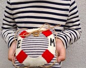 Beach wedding, ring pillow,nautical