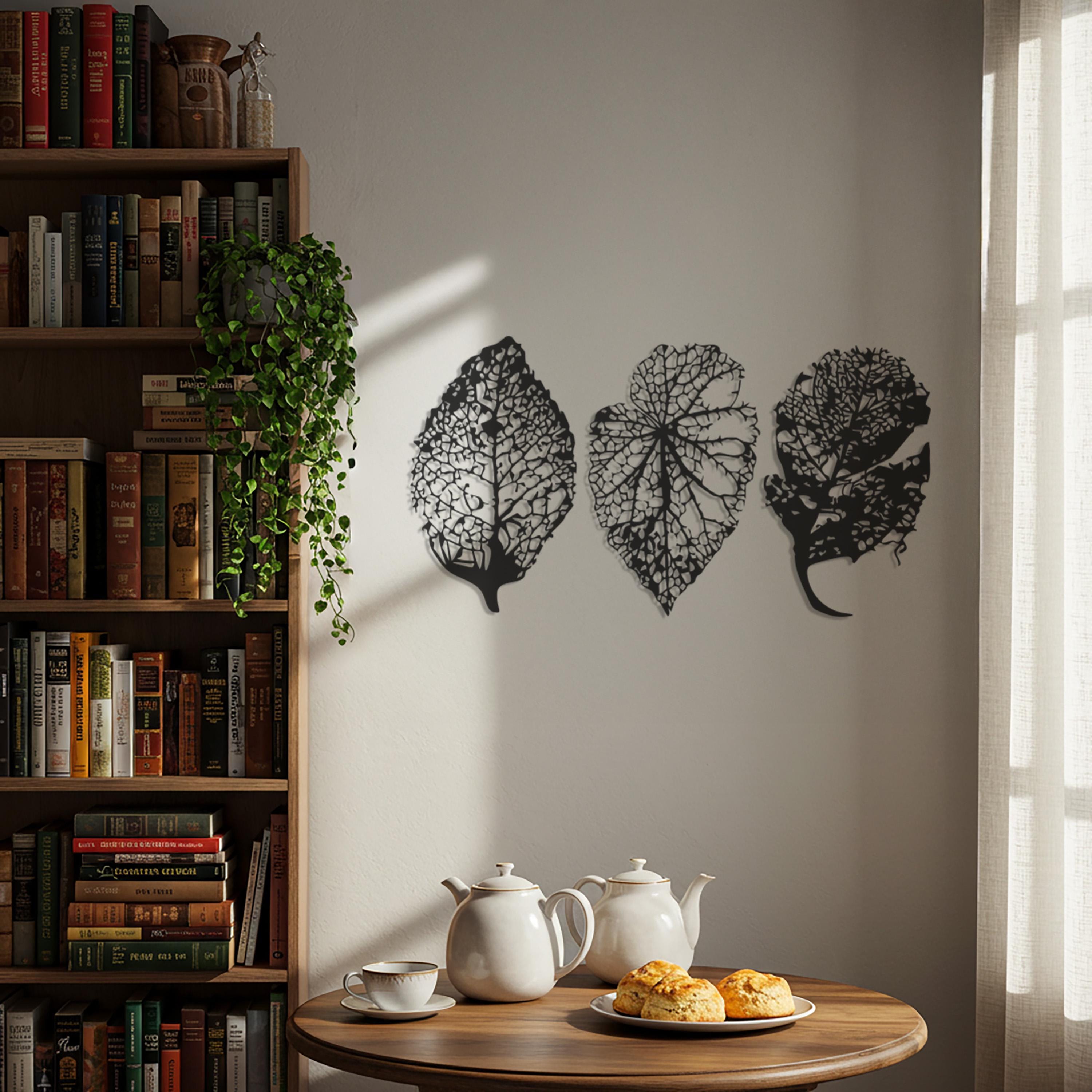 Handmade Tropical Leaf Metal Wall Art – Modern Home Decor - Etsy