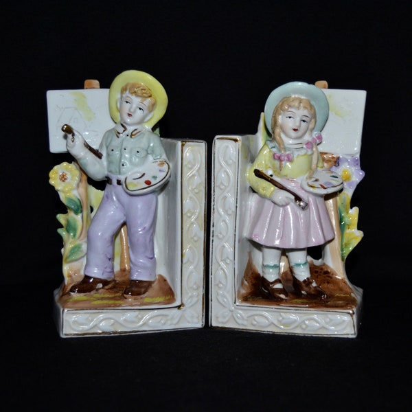 Vintage Bookends Etsy