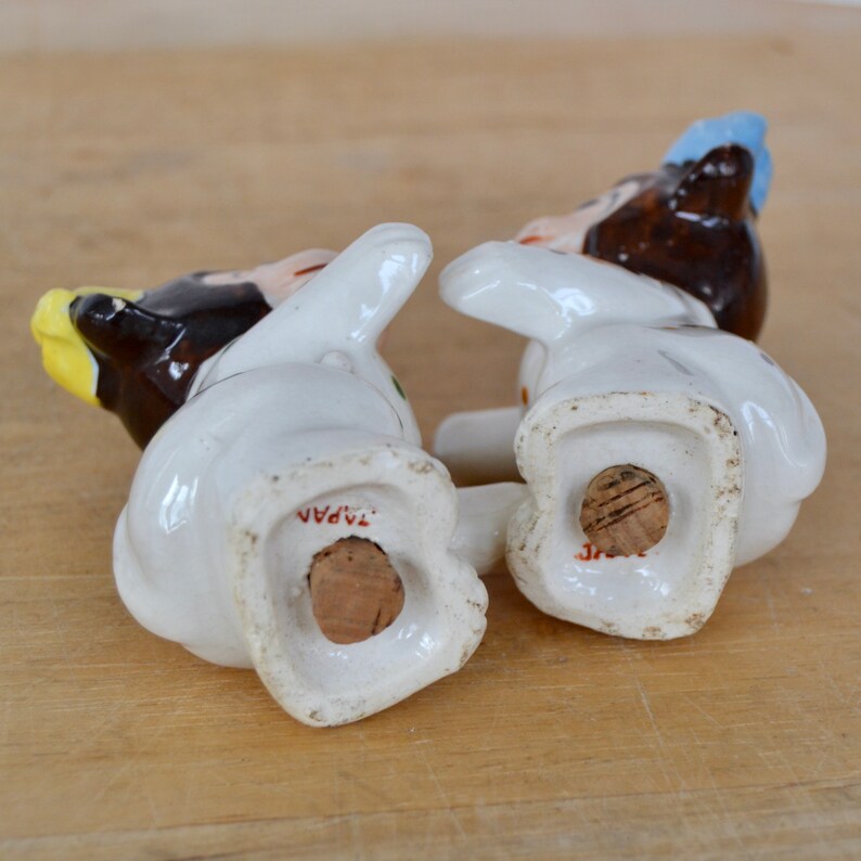 Vintage Hugging Monkey Salt and Pepper Shakers with Yellow and Etsy