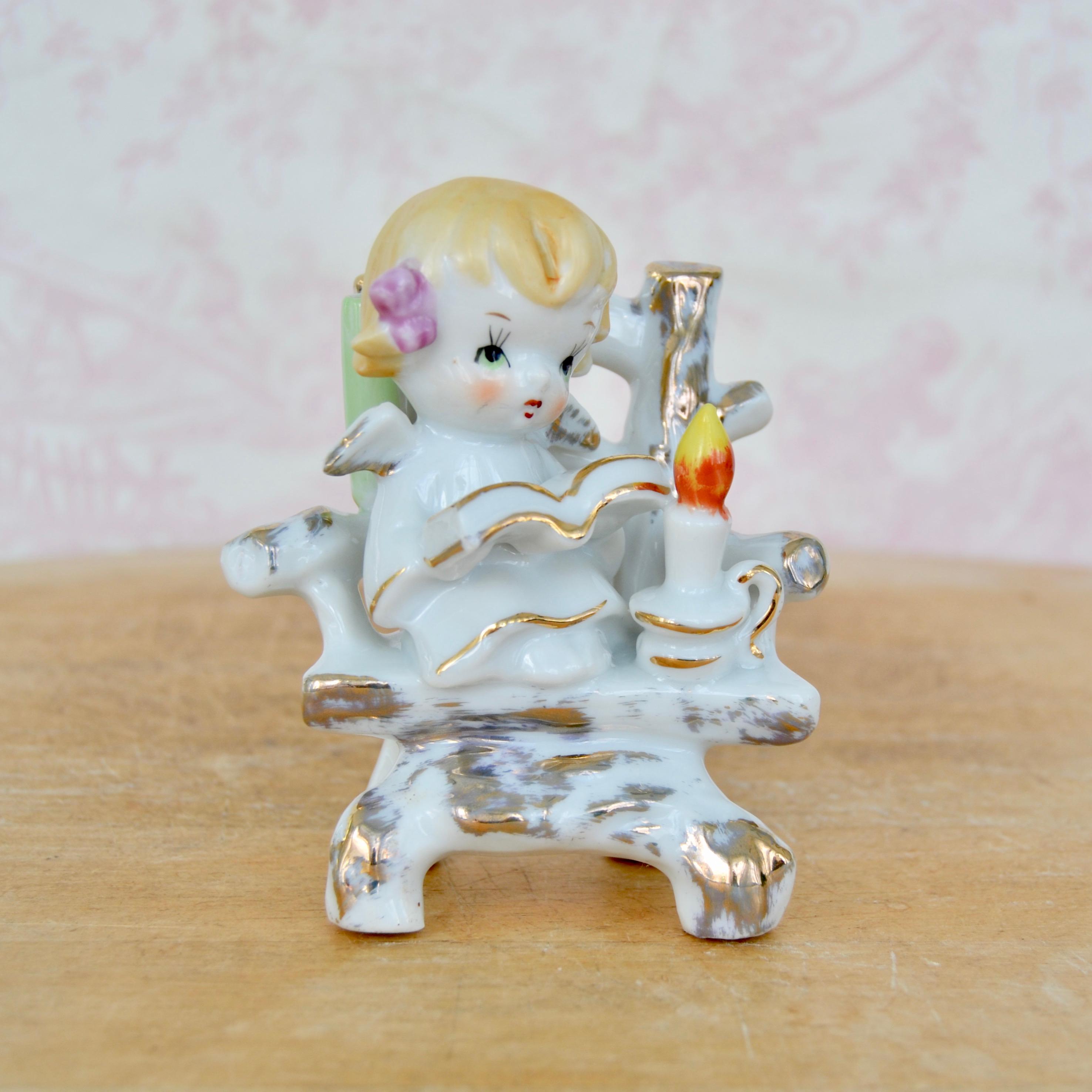 Goebel Porcelan Fgurne angel Wth a Drum - Etsy