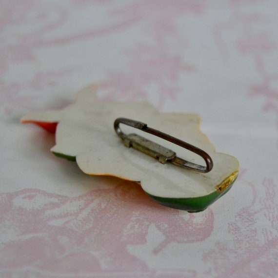 Vintage 1940s Girl Scout Brooch Made of Plastic a… - image 6