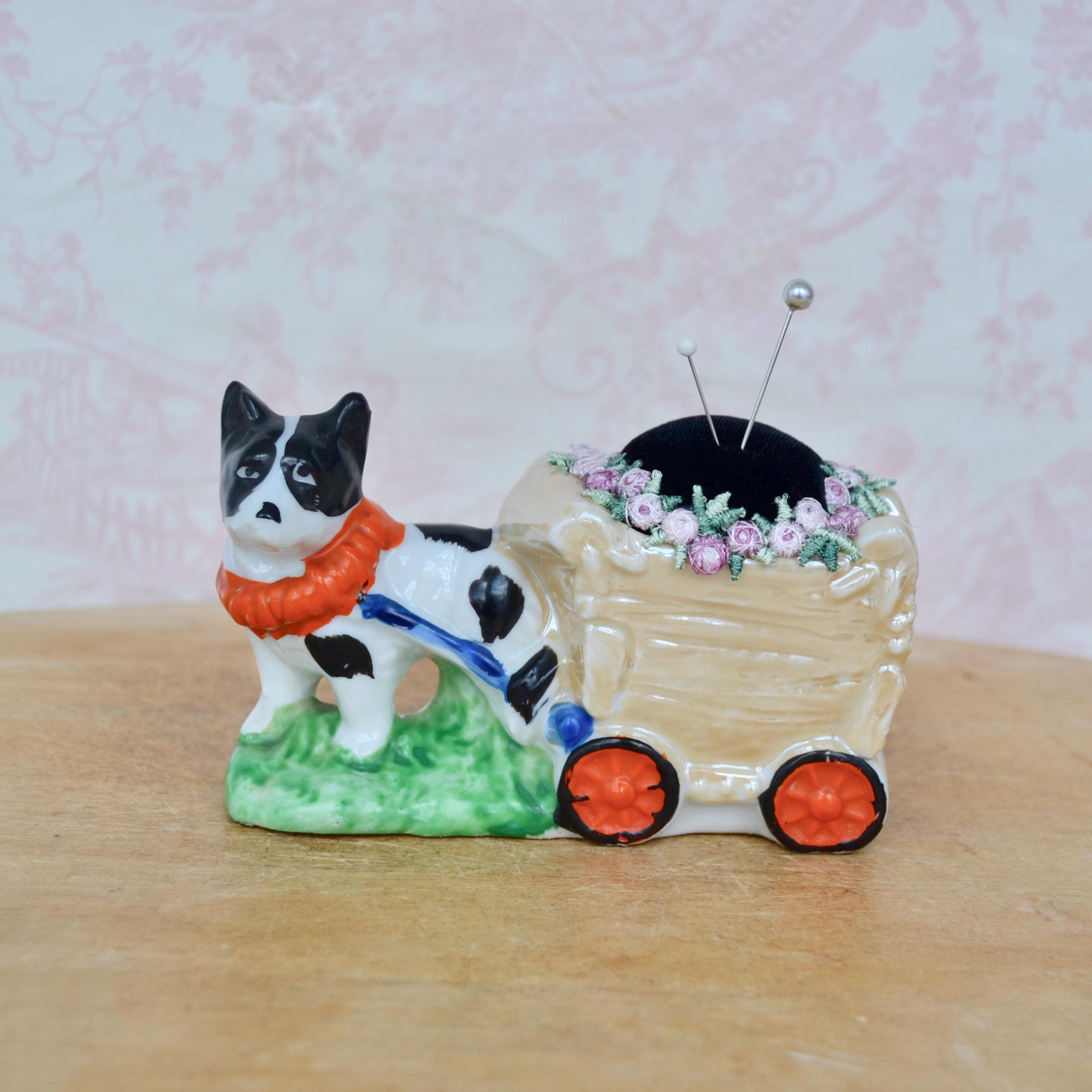 Vintage Dog Pin Cushion - Etsy