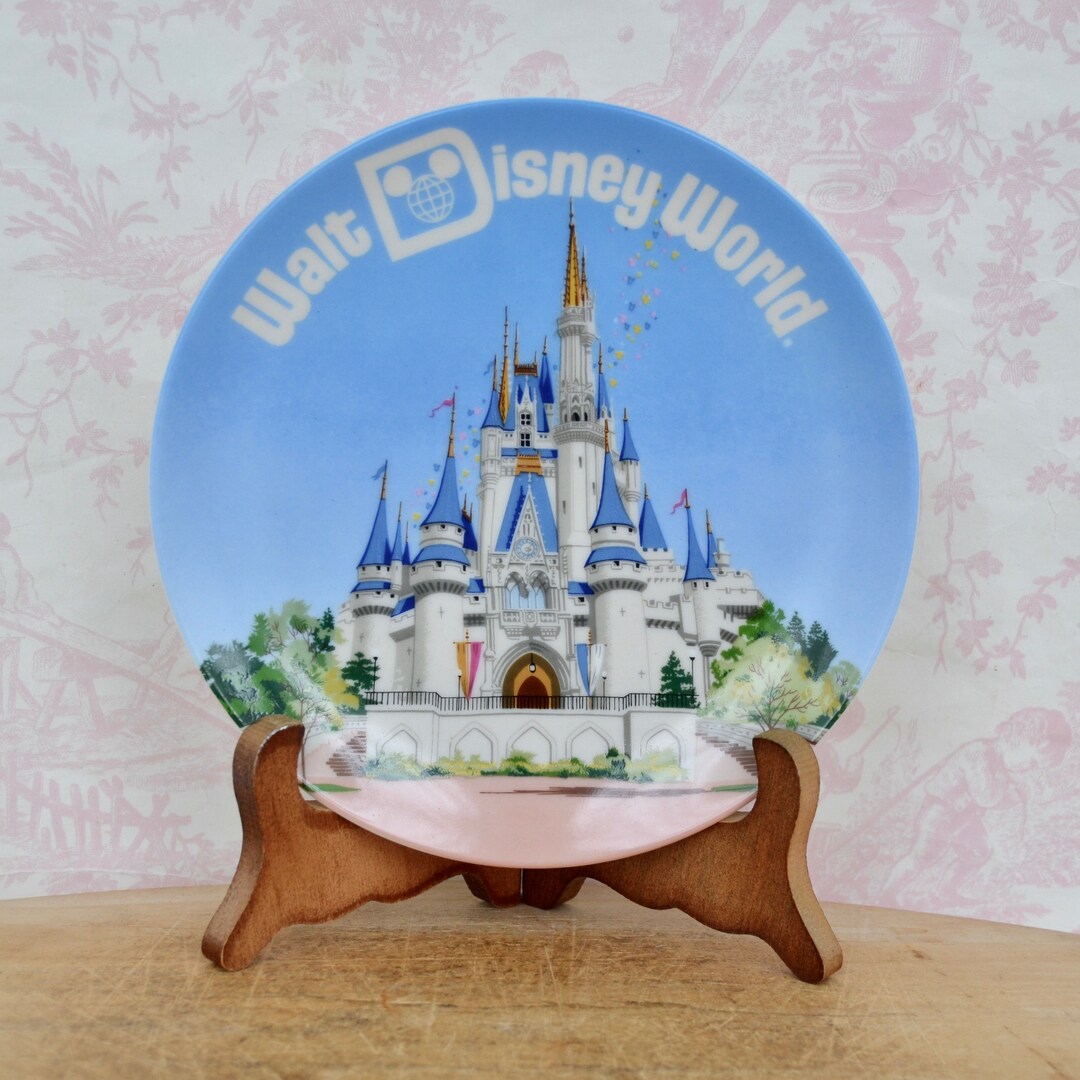 アンティーク　30年前　Walt Disney World プレート　2枚セット il_1080xN.6195506233_sz6m.jpg