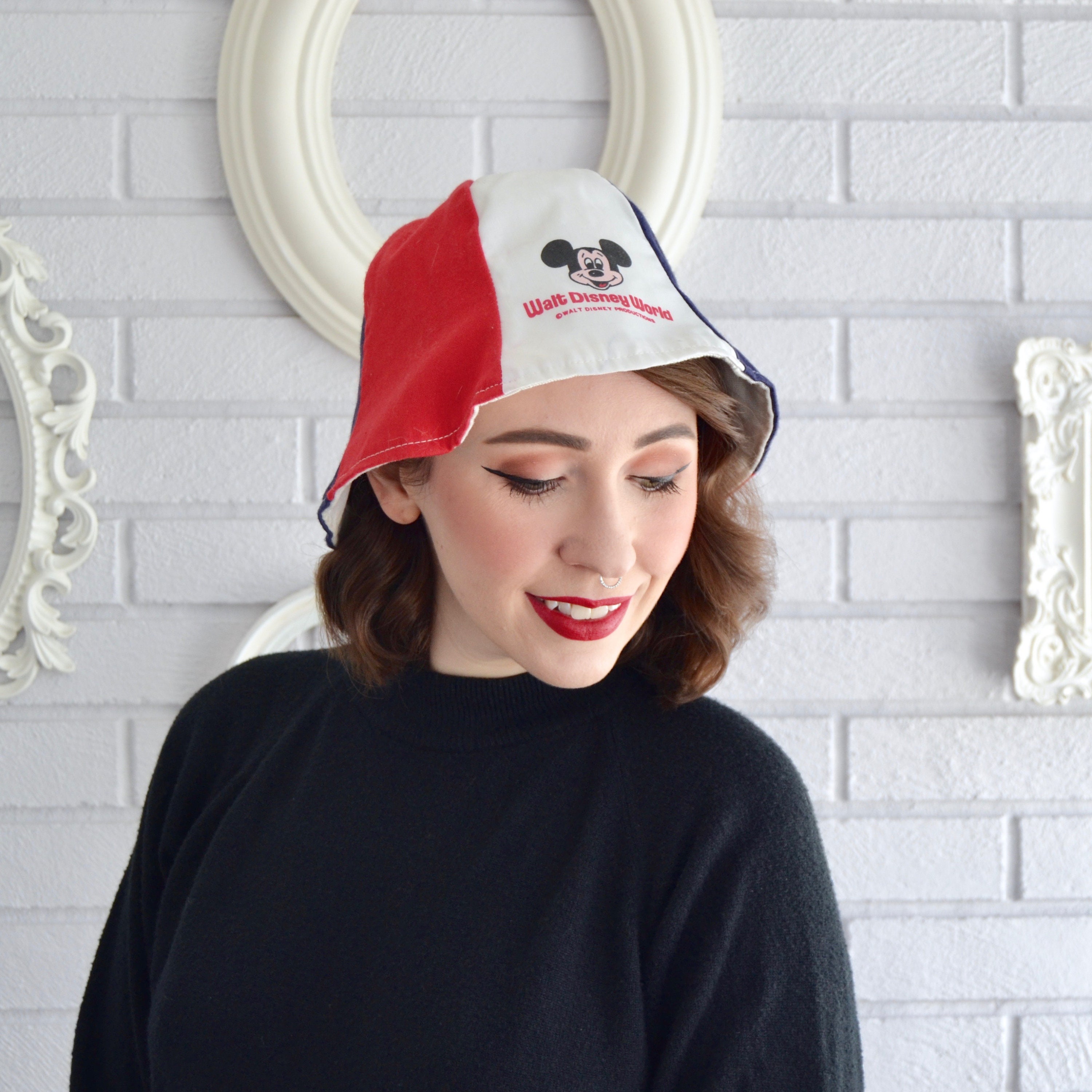 Vintage Minnie Mouse Walt Disney World Sunhat bj16932.jpg main image 4