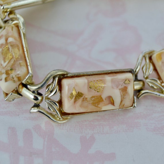 Vintage 1960s Coro Bracelet Made of Gold-Tone Met… - image 2