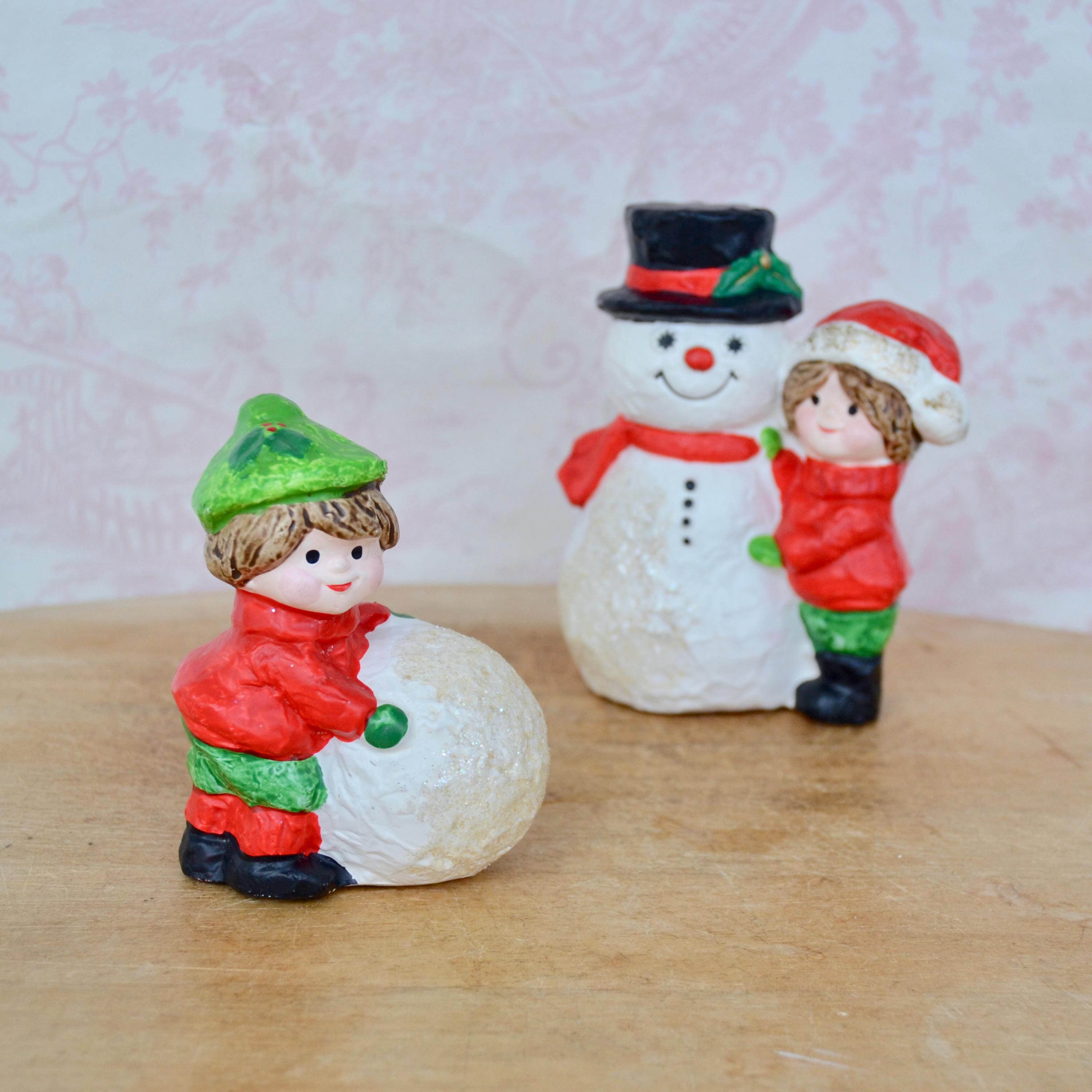 Vintage Japan Snowman Ceramic - Etsy