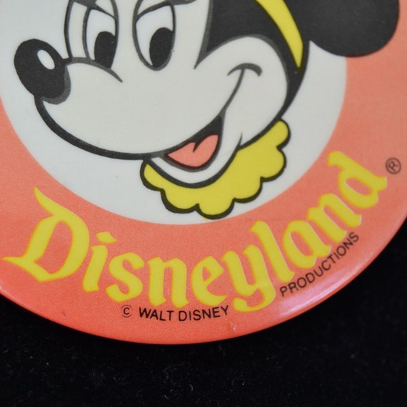 Vintage Disneyland Pin Button Featuring Minnie Mo… - image 2
