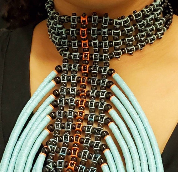 Chunky african necklace sale