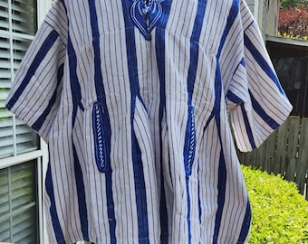 Traditional Fugu Top/Batakari/Ghana Smock Shirt. Chest 53”x L32”.