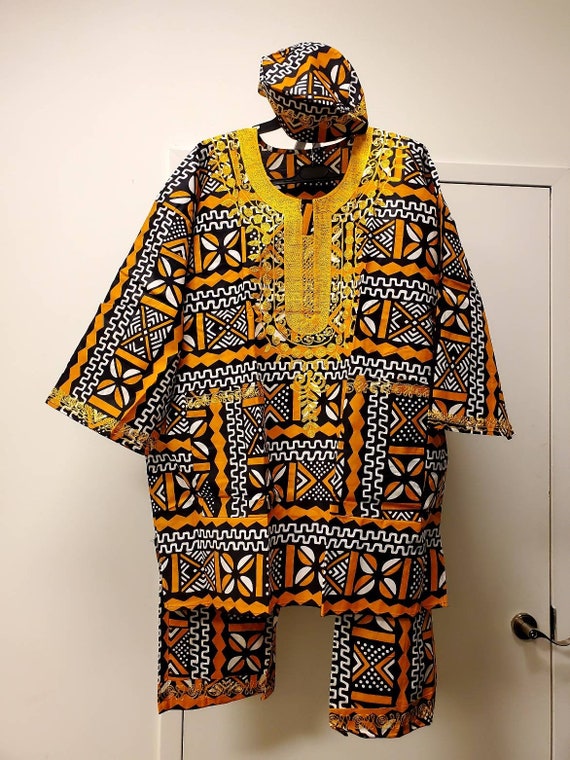 King Size Big Tall Man oversize 3pc Men s african Wear Dashiki With Kufi 6XL 7XL 8XL African Man Suit. Etsy Sweden