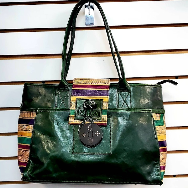 African Leather Bag Etsy