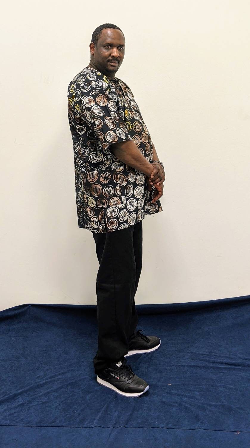 Big and Tall African Mens Khaki Dashiki Shirt. 58 4XL Etsy