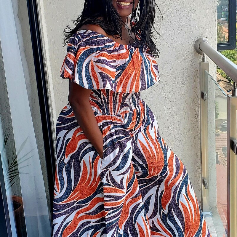 Monica African Print Ankara jumpsuit