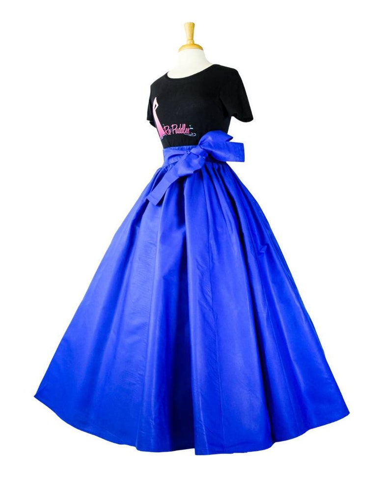 Plain Maxi Bazine Solid Black Skirt