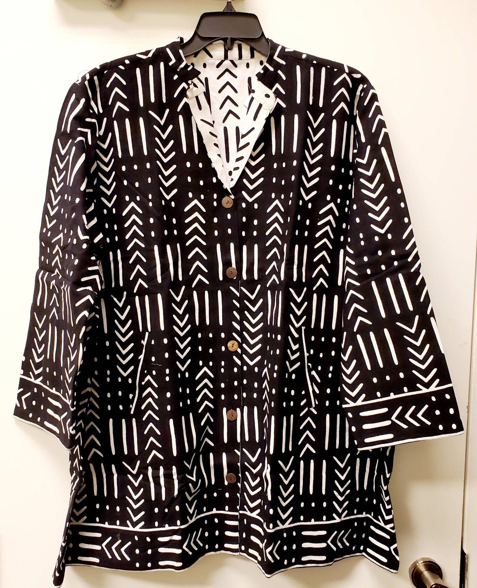 Signature Shadow Stripe Dot Print Swing Jacket
