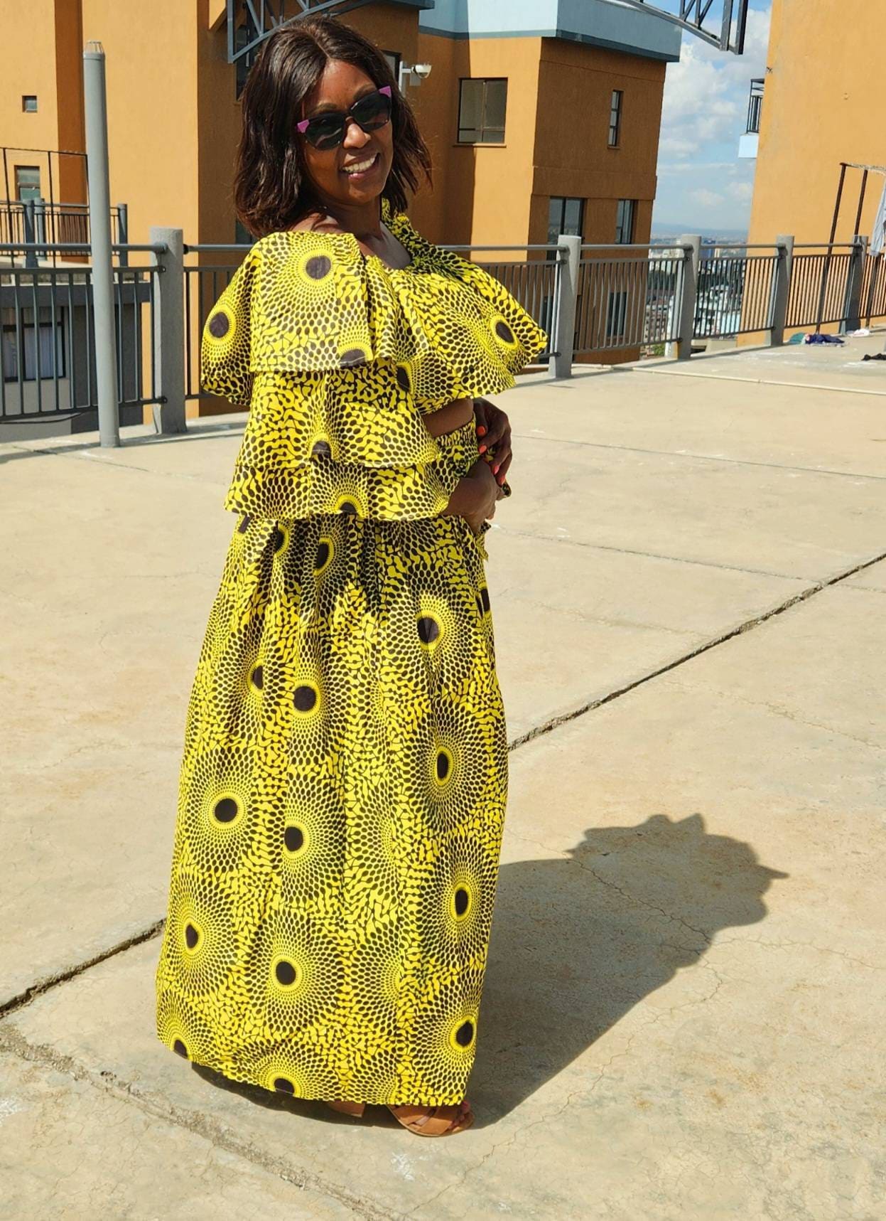 African Print Maxi Skirt With Crop Top Ankara Maxi Skirt Set, One Size M-XL  