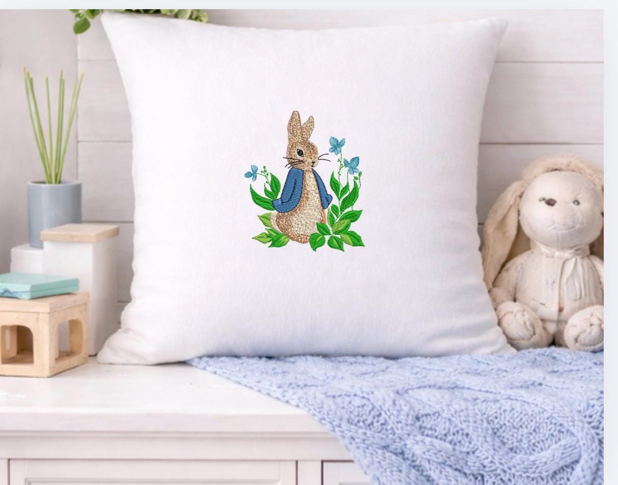 Petr Rabbit Applique Peter Rabbit Embroidery Design, Vintage Nursery Storybook (4x4 5x7 6x10 ...