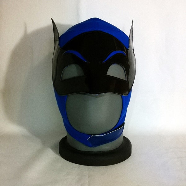 The Bat mask Wrestling Lucha Libre Mask Halloween luchador Mardi Gras DC Comics superhero mask masquerade comiccon Adam West mask
