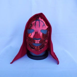 Masque of the Red Death Wrestling Mask Lucha Libre mask costume day of the dead luchador Mardi Gras Halloween horror Mask