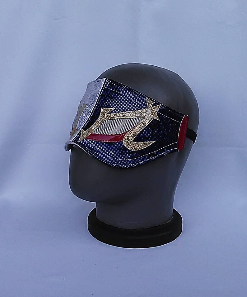 Zatoichi Masquerade Lucha Libre Mask Mardi gras halloween mask horror movie Rockabilly mask Day of the Dead masquerade superhero gimmick