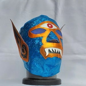 The Visitor Wrestling Mask Luchador horror Mardi Gras halloween mask party Horror movie masquerade Classic Alien Luchador