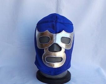 Blue Demon Máscara Día de Muertos Máscara de lucha libre Halloween