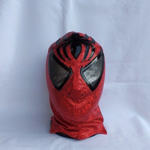 Black Spider Lucha Libre Día de Muertos Máscara de luchador Halloween La Llorona